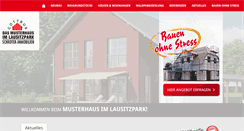 Desktop Screenshot of das-musterhaus.de